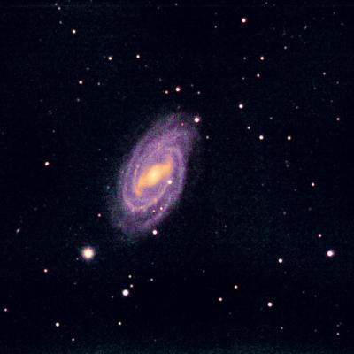 La galaxie M109, 108 poses de 30 secondes à 1600 iso