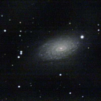 M63 Galaxie Tournesol, 40 poses de 60 sec, 1600 iso