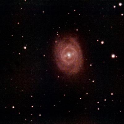 Galaxie M95, 56 poses de 60 secondes
