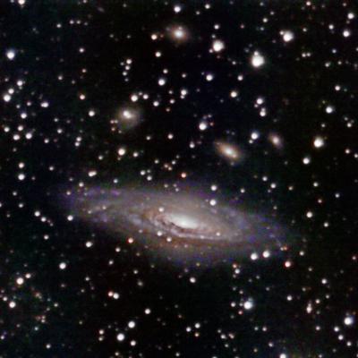 La Galaxie NGC 7331 et 4 autres au dessus, 154 poses, de 60 secondes